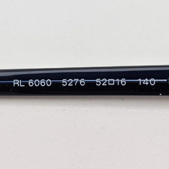 🕶️Ralph Lauren RL6060 5276 Eyeglasses 52/16 140 /KAA701🕶️ - Picture 3 of 6